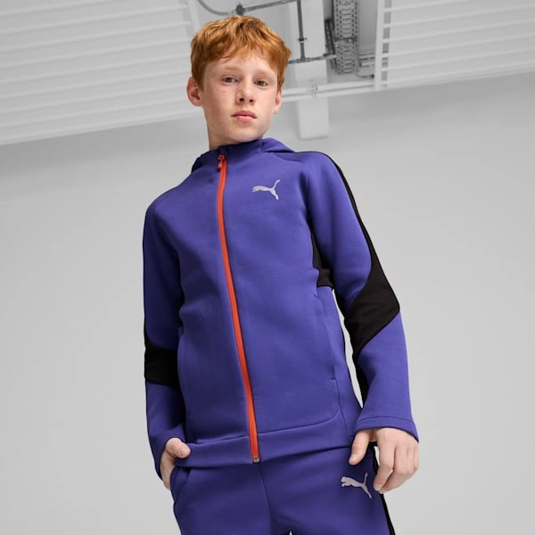 PUMA EVOSTRIPE Hoodie für große Kids: Dein cooler Look für Abenteuer!
